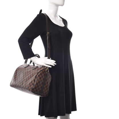 Louis Vuitton Damier Ebene Speedy Bandouliere 30 2 of 9