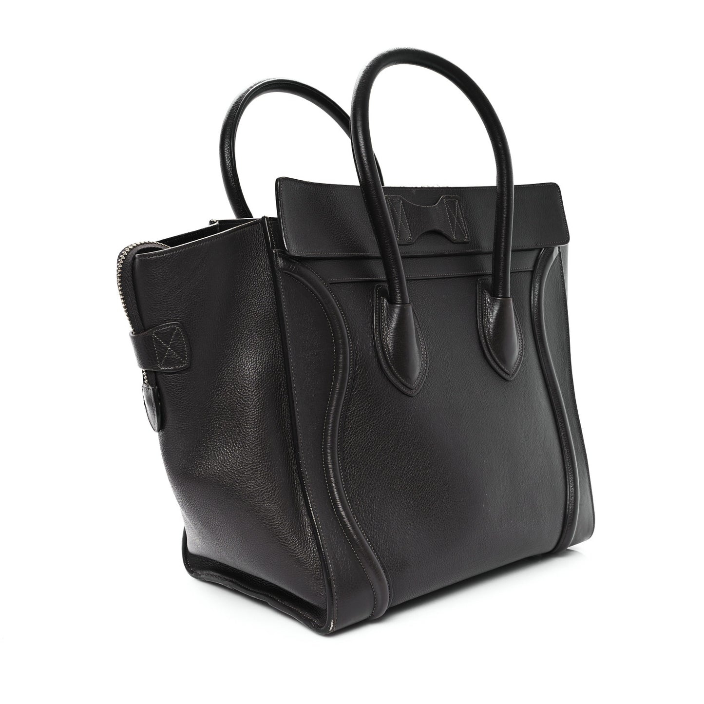 Soft Grained Calfskin Mini Luggage Brown