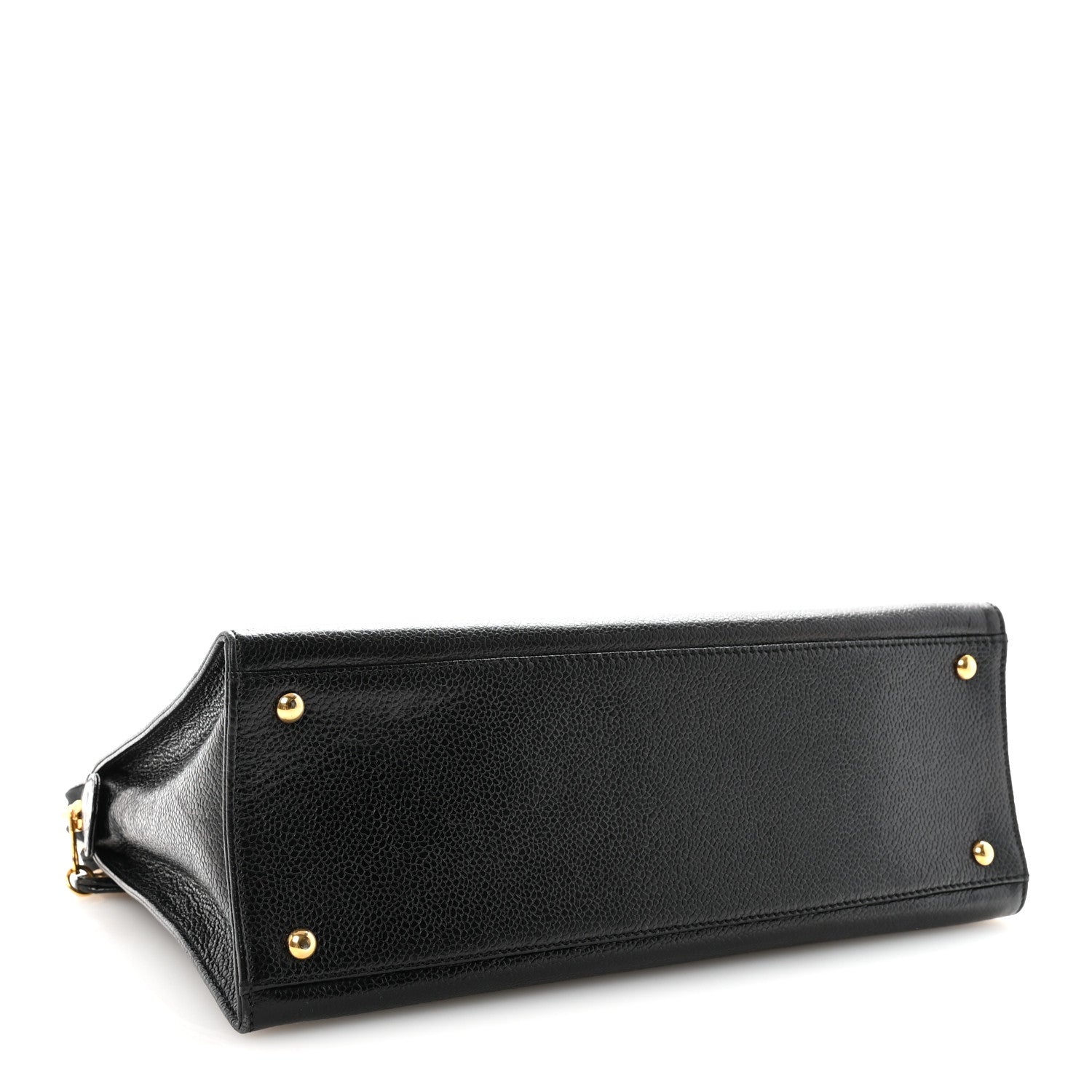Chanel Caviar Flap Shoulder Bag Black 4 of 9
