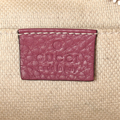 Gucci Pebbled Calfskin Small Soho Disco Bag Peonia Flower 6 of 16
