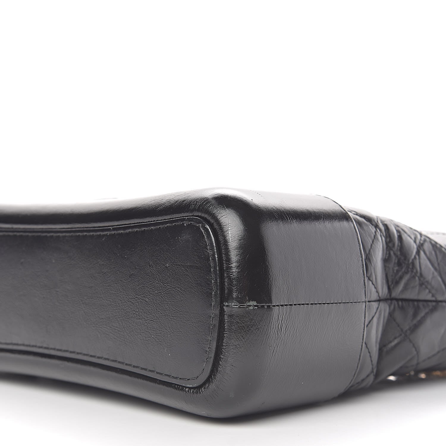 Chanel Aged Calfskin Quilted Medium Gabrielle Hobo Black 9 of 12