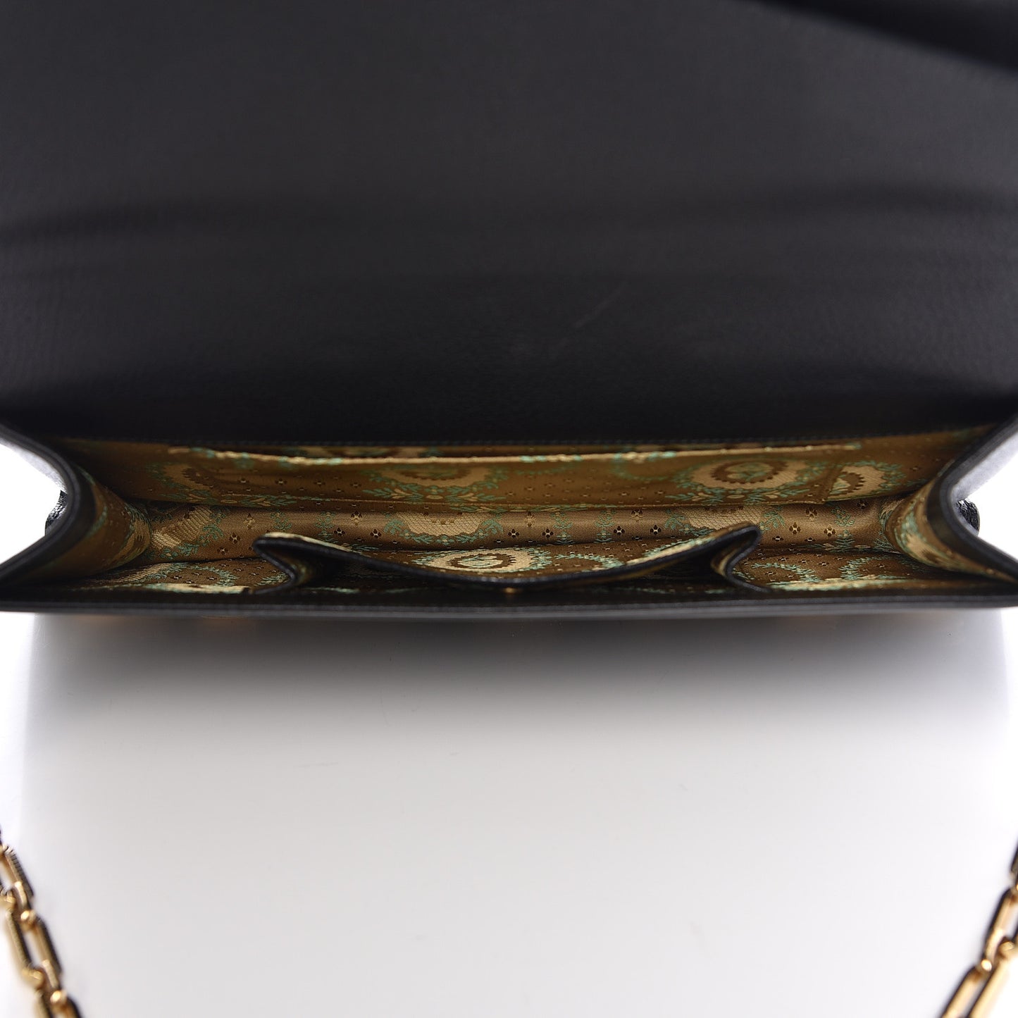 Calfskin Snakeskin Studded Medium Ottilia Top Handle Bag Black