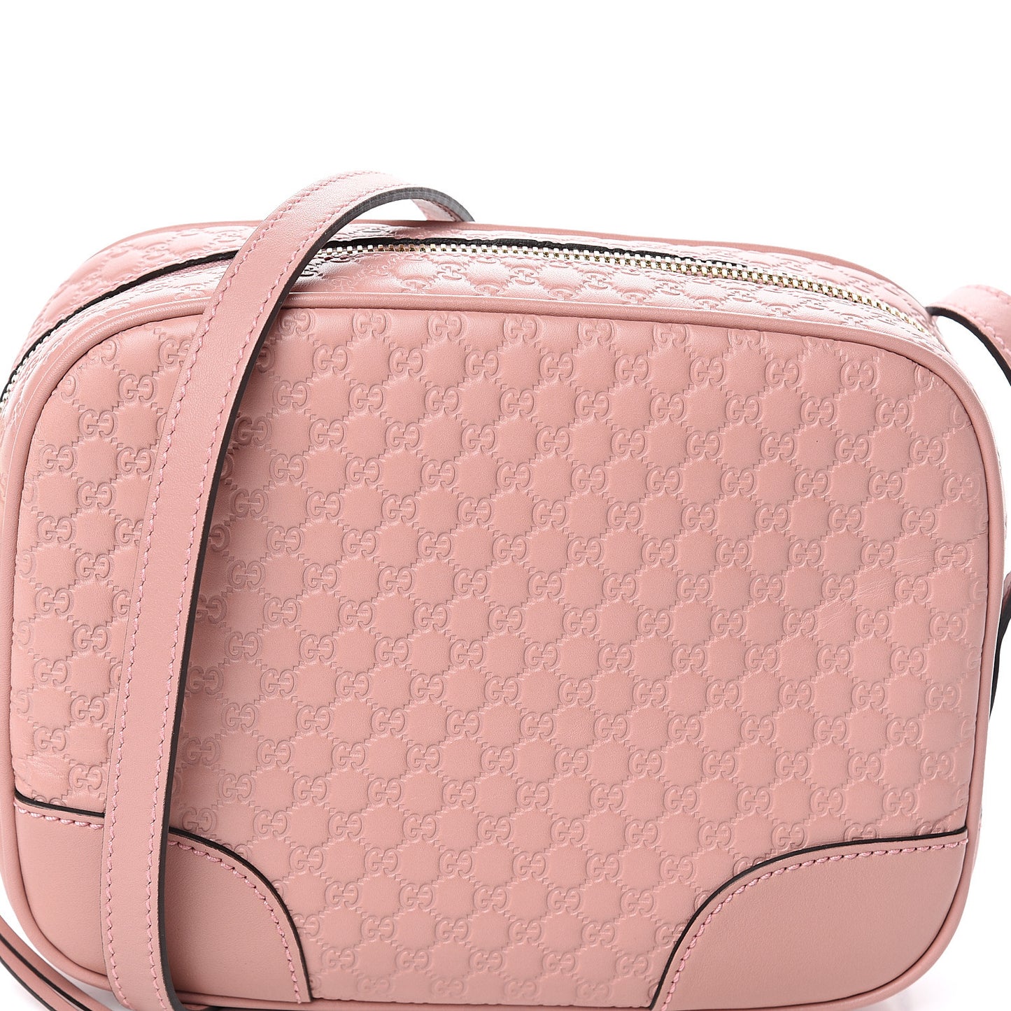Soft Microguccissima Mini Bree Messenger Bag Soft Pink
