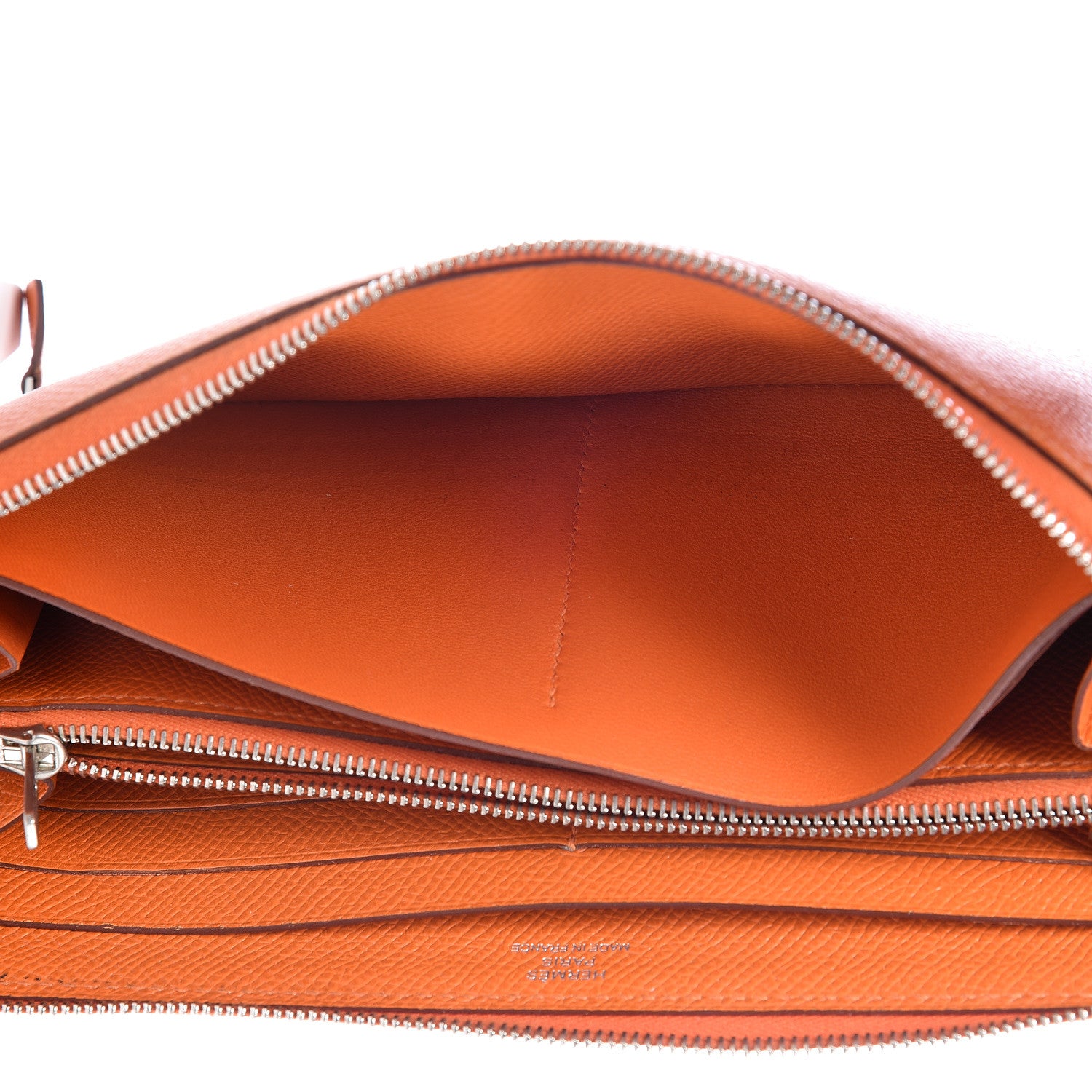 Hermes Epsom Azap Wallet Orange 5 of 13