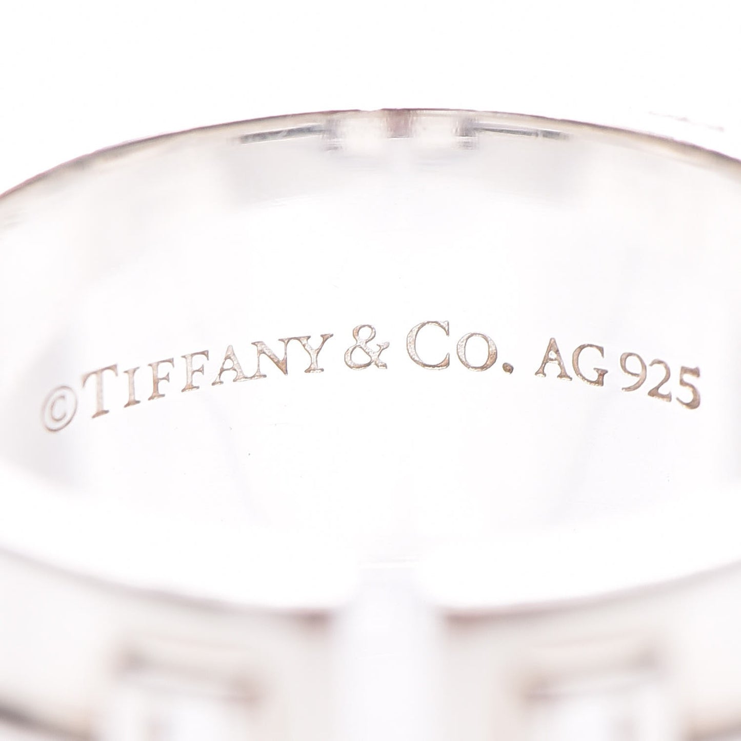 Sterling Silver T Cutout Ring 60 9