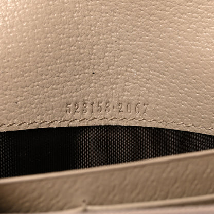 Gucci GG Supreme Monogram Web Ophidia Continental Wallet Beige Mystic White Oatmeal 7 of 7