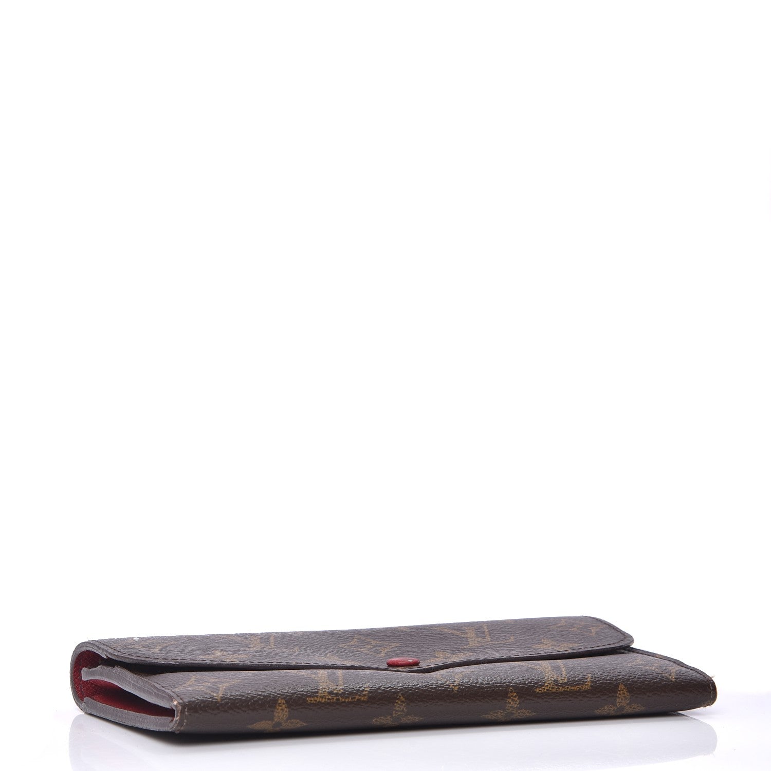 Louis Vuitton Monogram Emilie Wallet Red 3 of 10
