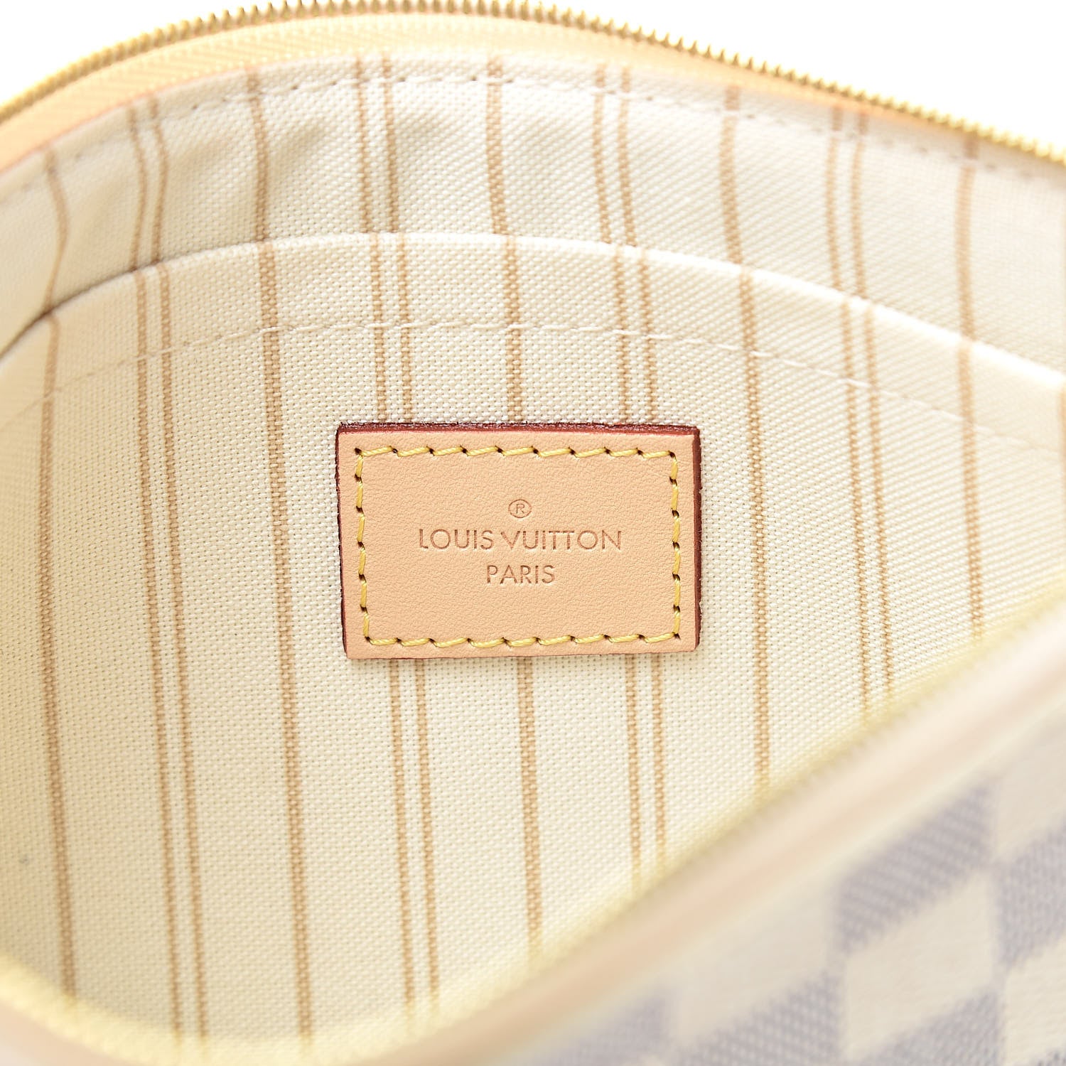 Louis Vuitton Damier Azur Neverfull MM GM Pochette 6 of 8