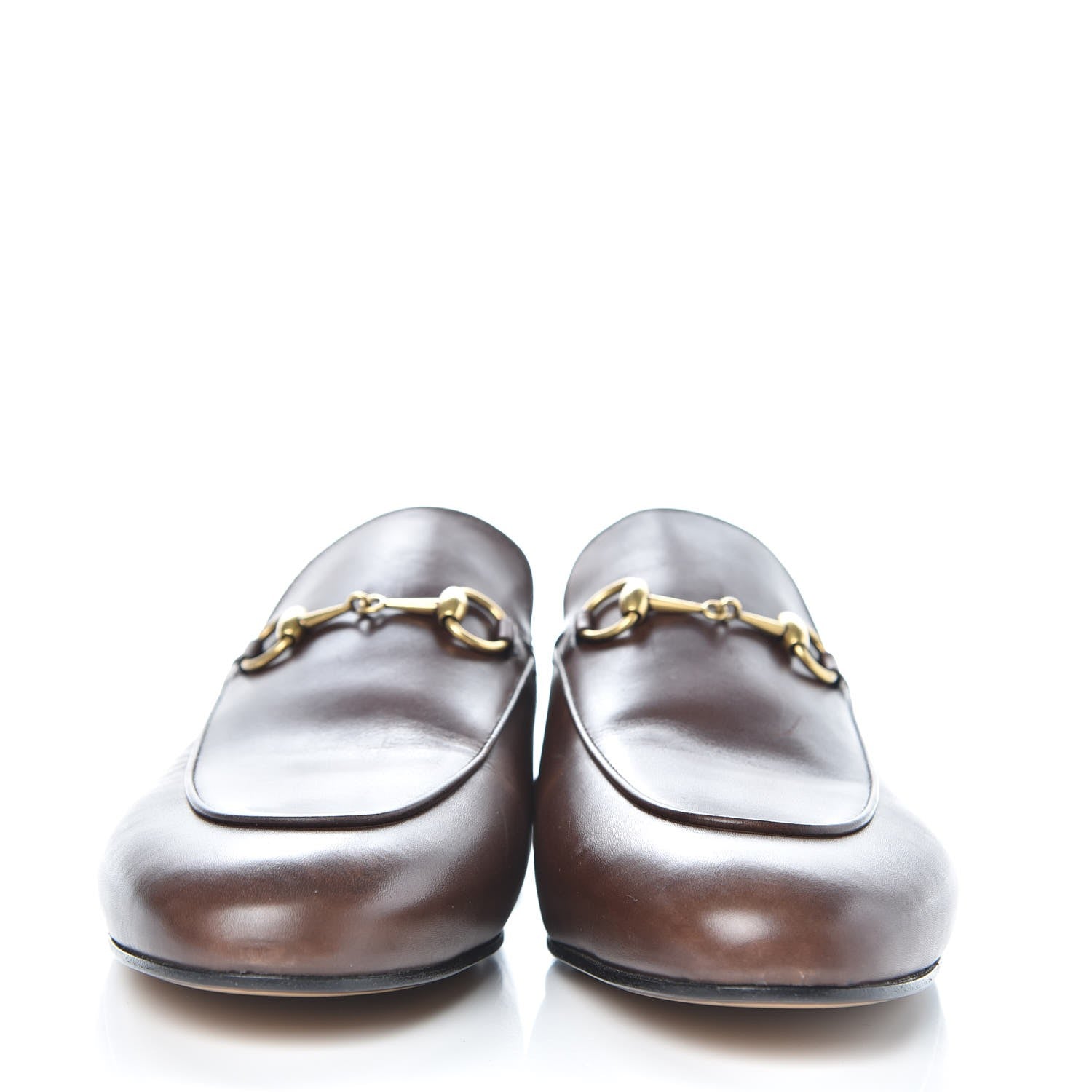Gucci Calfskin Womens Princetown Slippers 40.5 Fondente Brown 2 of 10