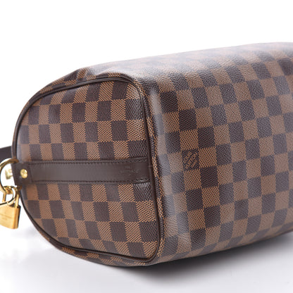 Louis Vuitton Damier Ebene Speedy Bandouliere 25 8 of 10