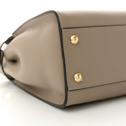 Fendi Vitello Seta Plexiglass Tortoise Medium Peekaboo Iconic Satchel Tortora 9 of 10