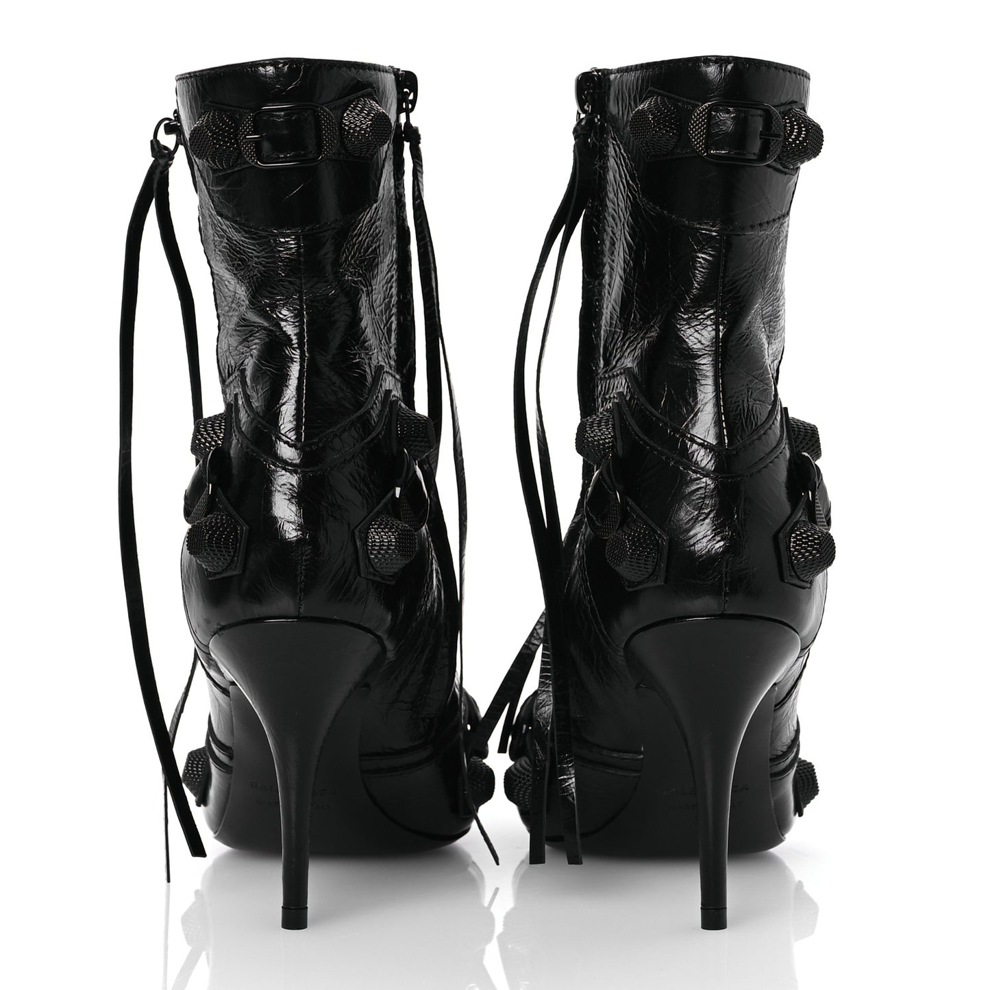 Agneau Arena Cagole 70mm Ankle Boots 38 Black