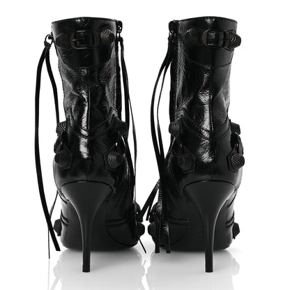 Balenciaga Agneau Arena Cagole 70mm Ankle Boots 38 Black 6 of 12