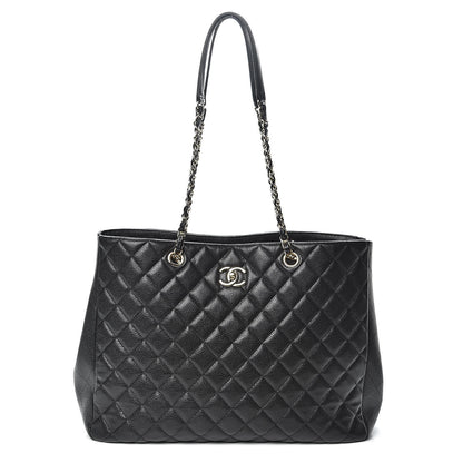 Chanel Caviar Quilted Large Shopping Tote Black 2 of 10