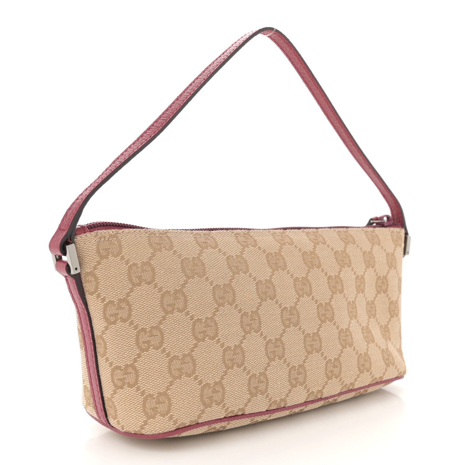 Gucci Monogram Boat Pochette Dark Pink 3 of 11