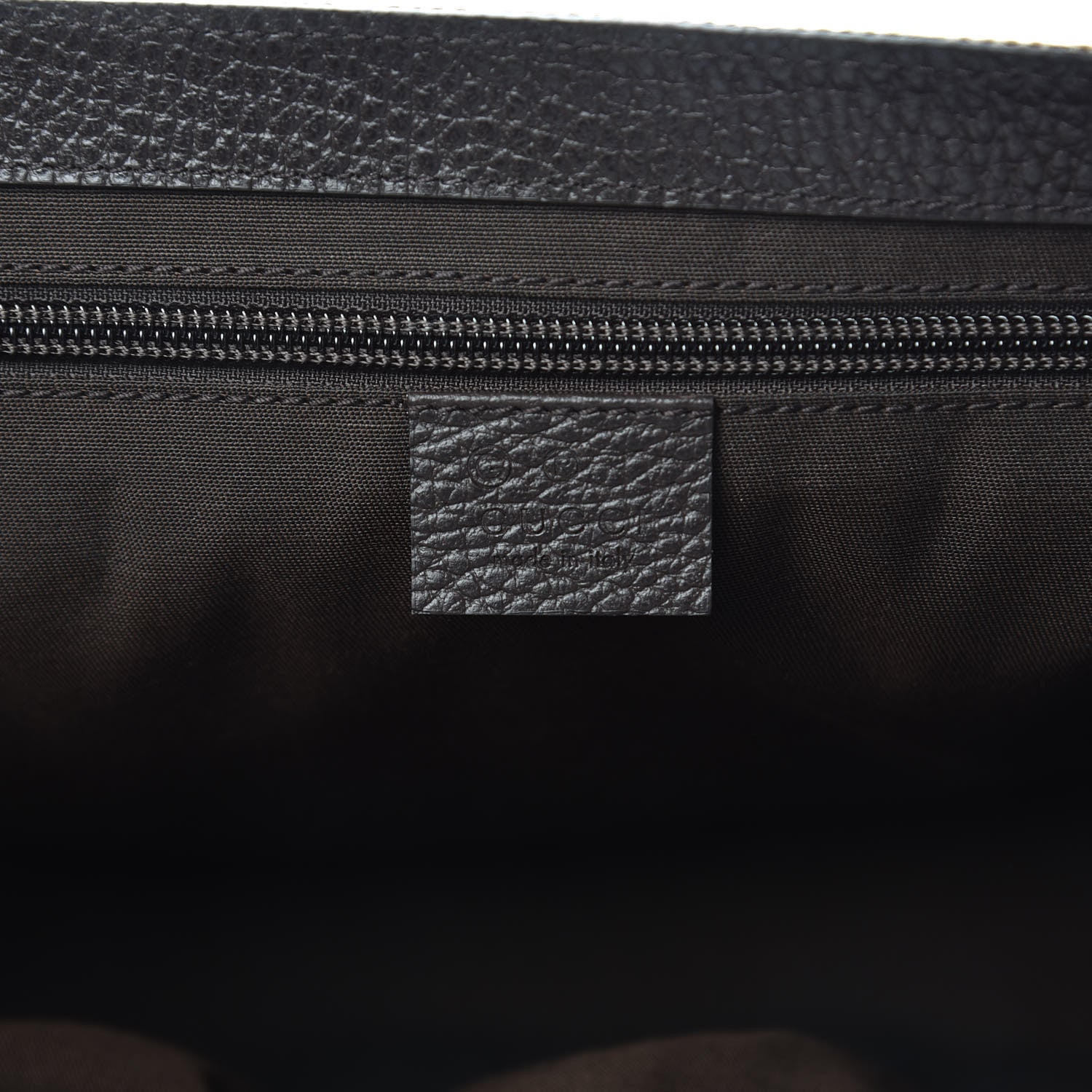 Gucci Monogram Large Flap Messenger Bag Beige Dark Brown 7 of 10