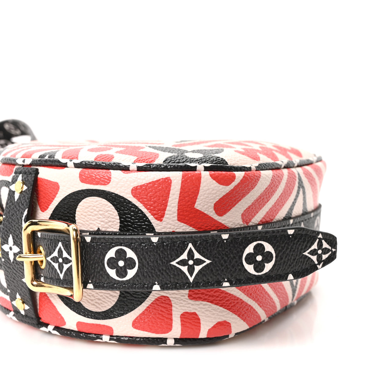 Louis Vuitton Monogram Giant Crafty Boite Chapeau Souple PM Creme Rouge Black 9 of 10
