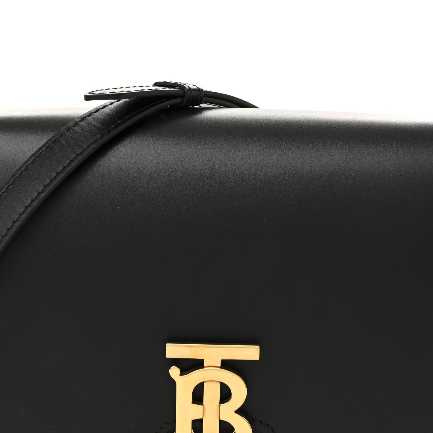 Calfskin Medium TB Bag Black