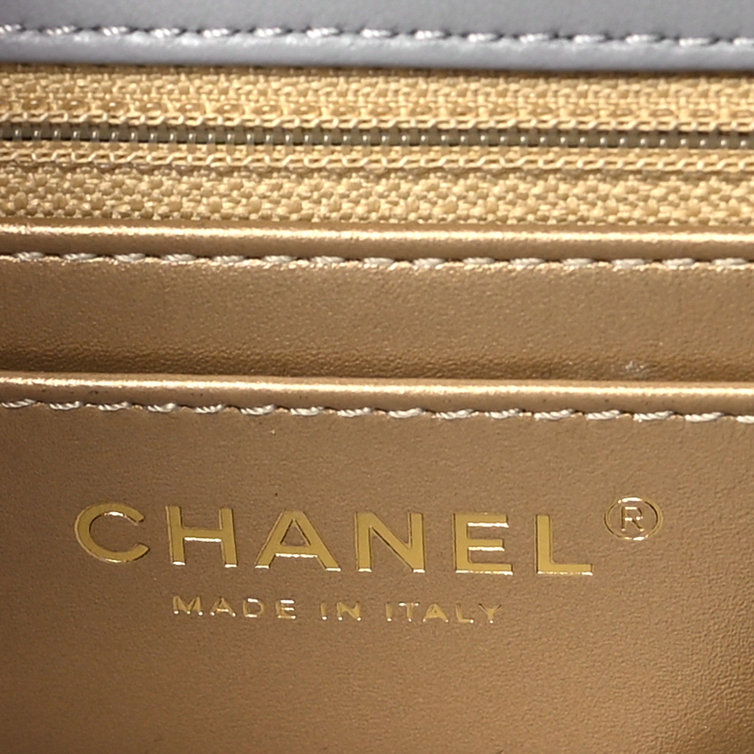 Chanel Lambskin Quilted Mini Rectangular Pearl Crush Flap Grey 6 of 9