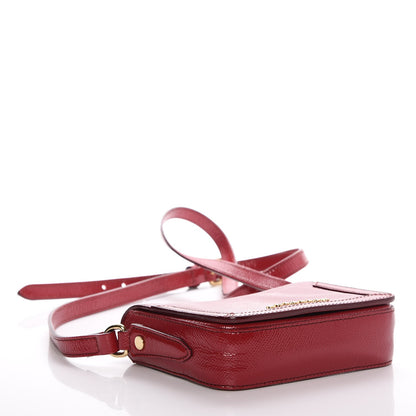 Burberry Patent London Crossbody Bag Alizarin Crimson 4 of 11