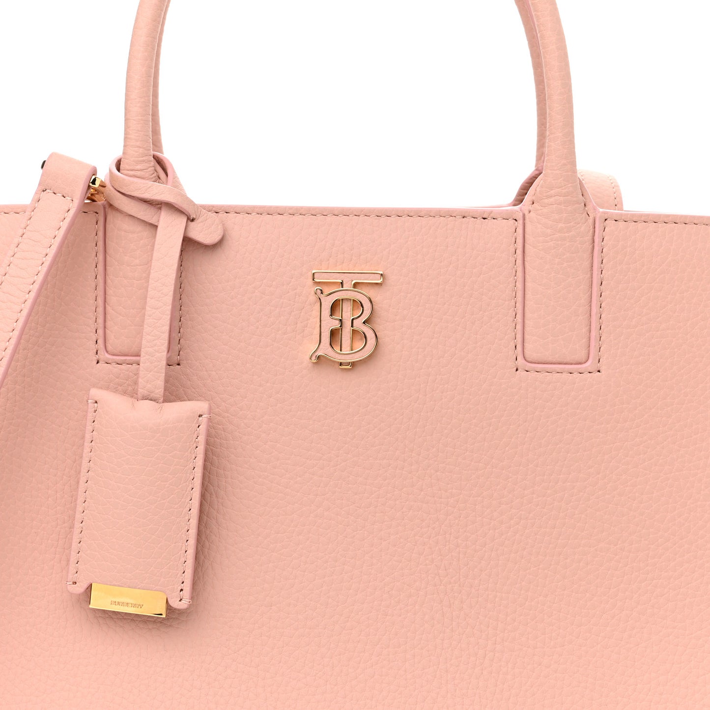 Grainy Calfskin Small Frances Tote Dusky Pink