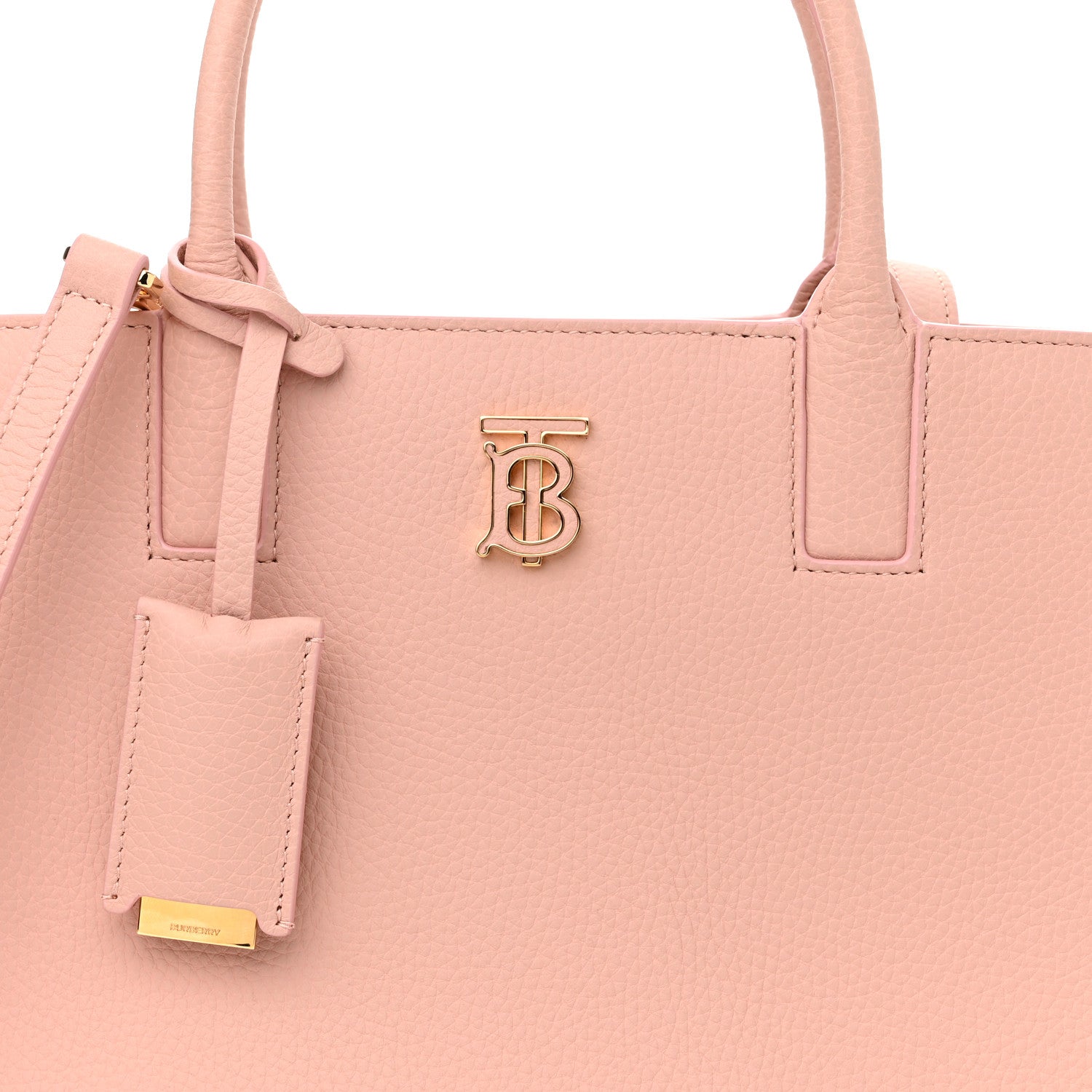 Burberry Grainy Calfskin Small Frances Tote Dusky Pink 7 of 9