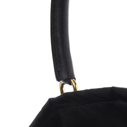 Prada Tessuto Nylon Soft Calf Tote Black 12 of 12