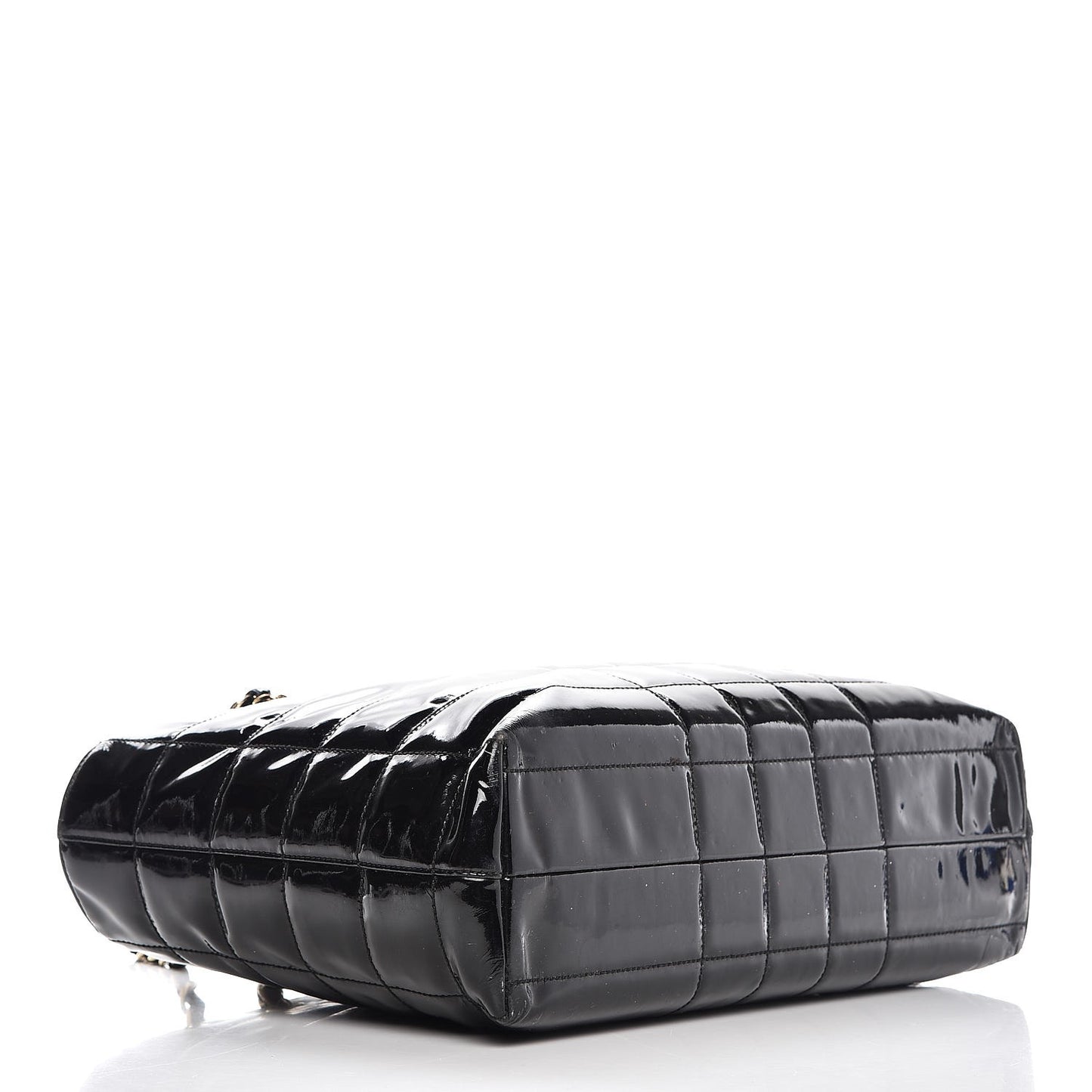 Patent Chocolate Bar CC Tote Black