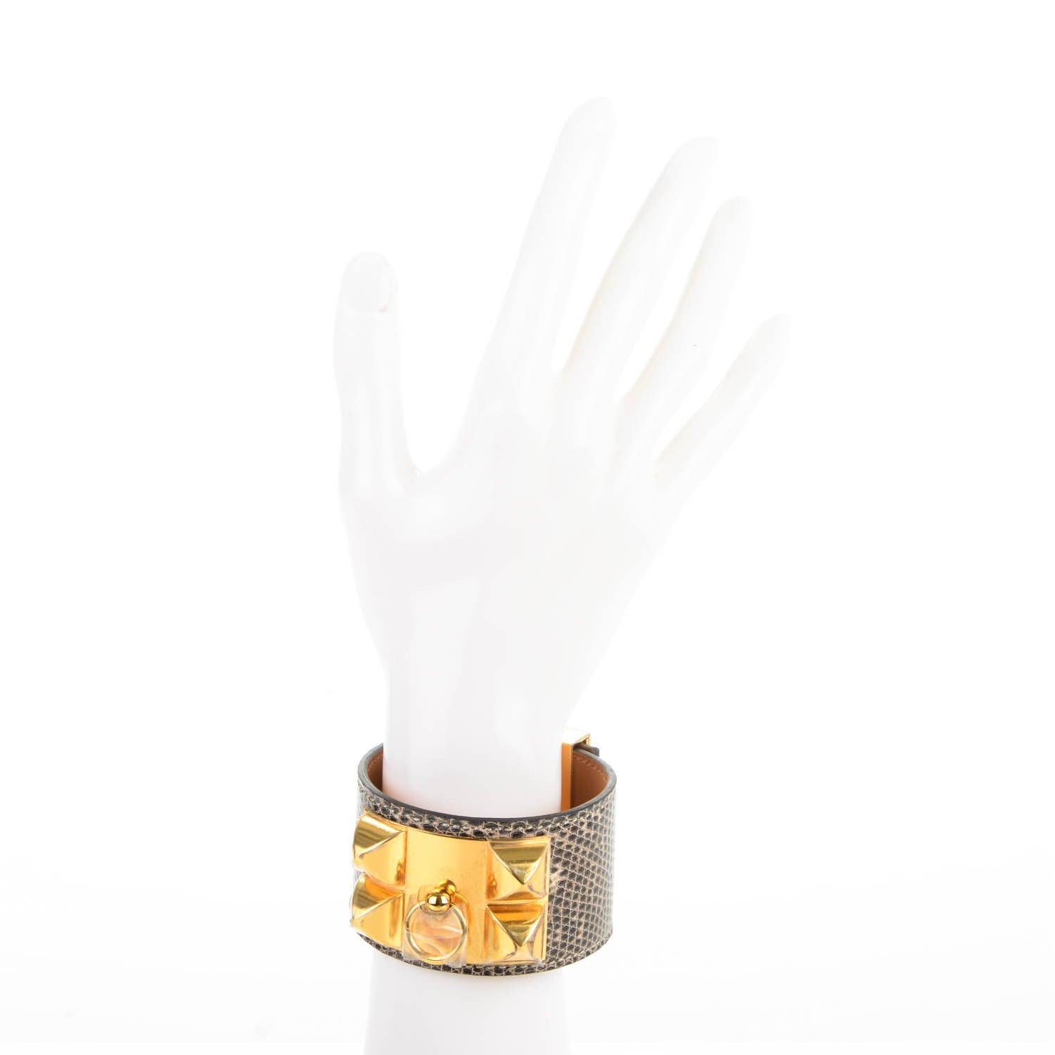 Hermes Lizard Collier De Chien CDC Bracelet L Ombre 2 of 7