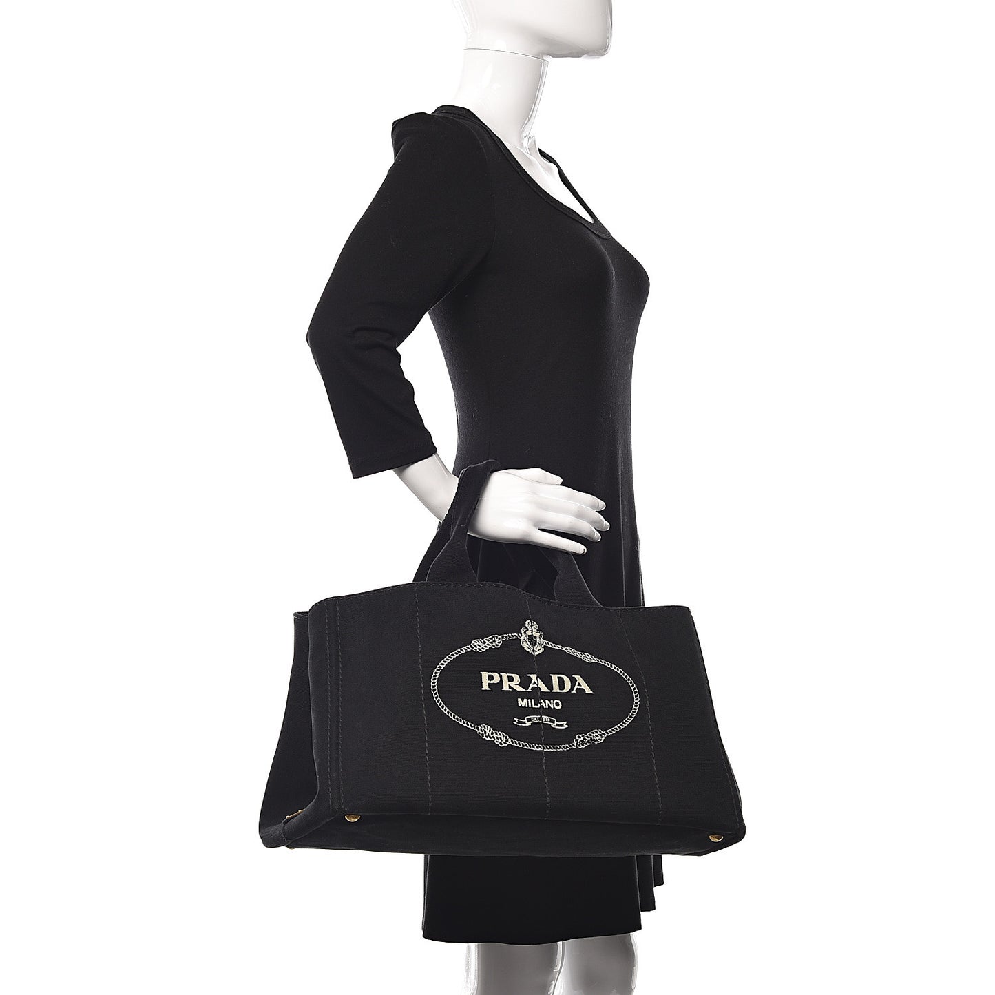 Canapa Logo Tote Black