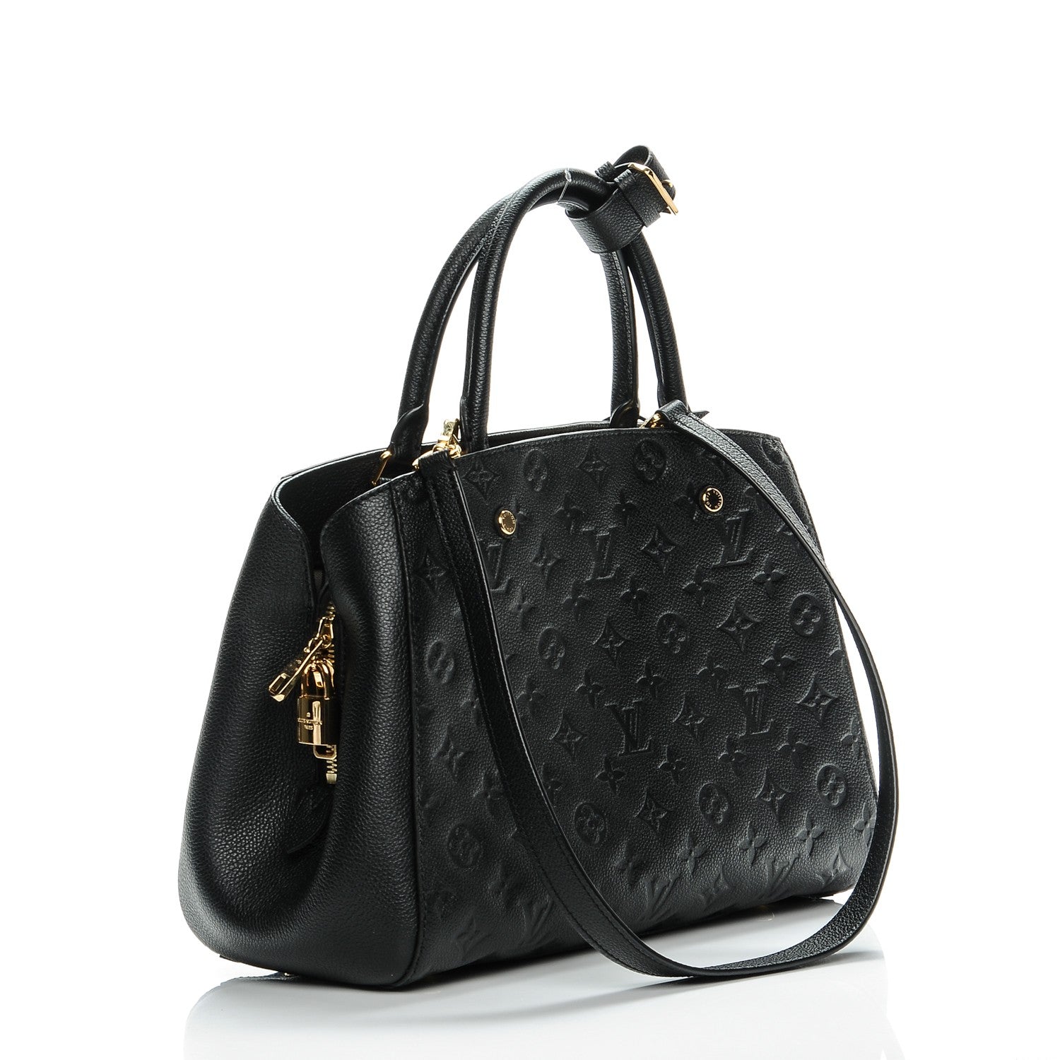 Louis Vuitton Empreinte Montaigne MM Black 3 of 8