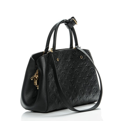 Louis Vuitton Empreinte Montaigne MM Black 3 of 8