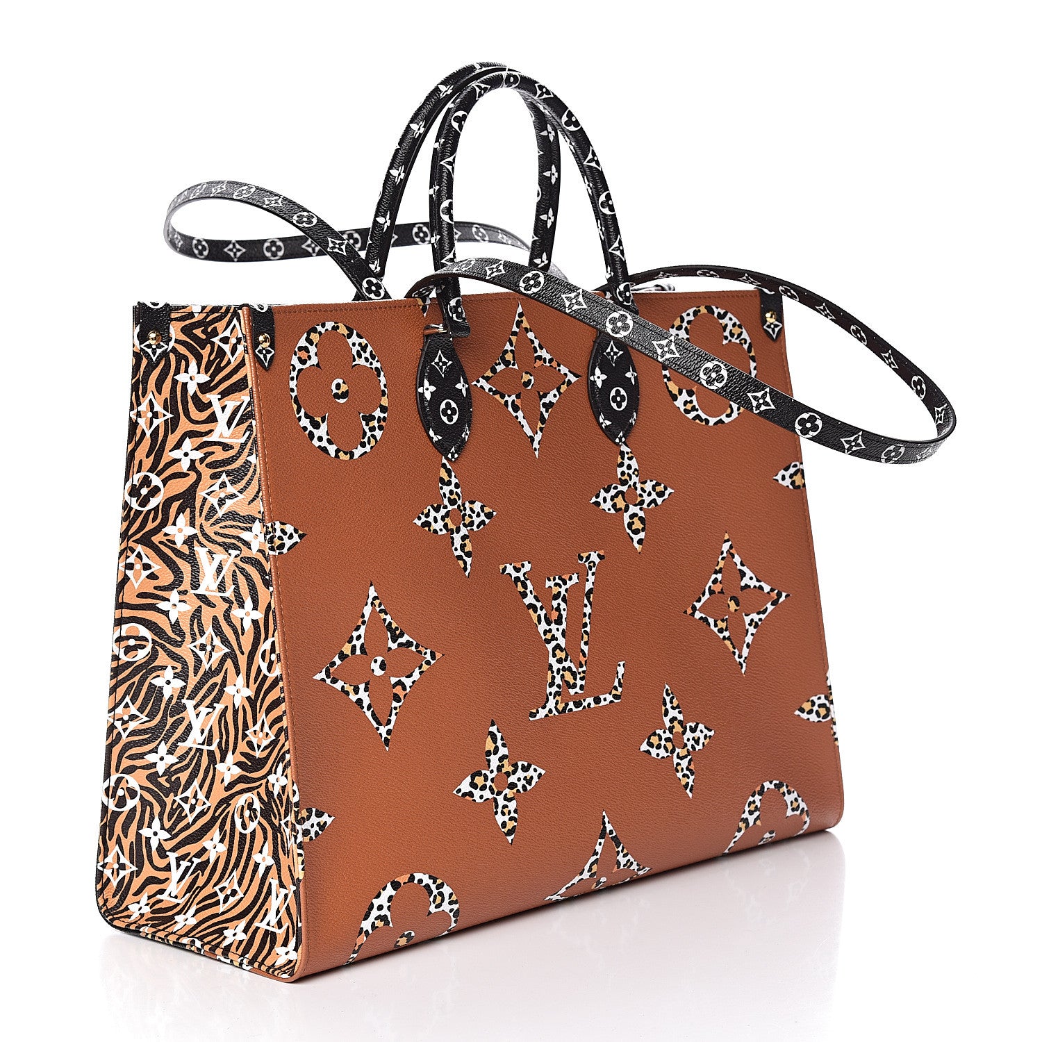 Louis Vuitton Monogram Giant Jungle Onthego GM Black 4 of 11