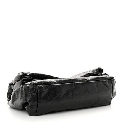 Balenciaga Arena Calfskin Small Monaco Chain Shoulder Bag Black 4 of 10