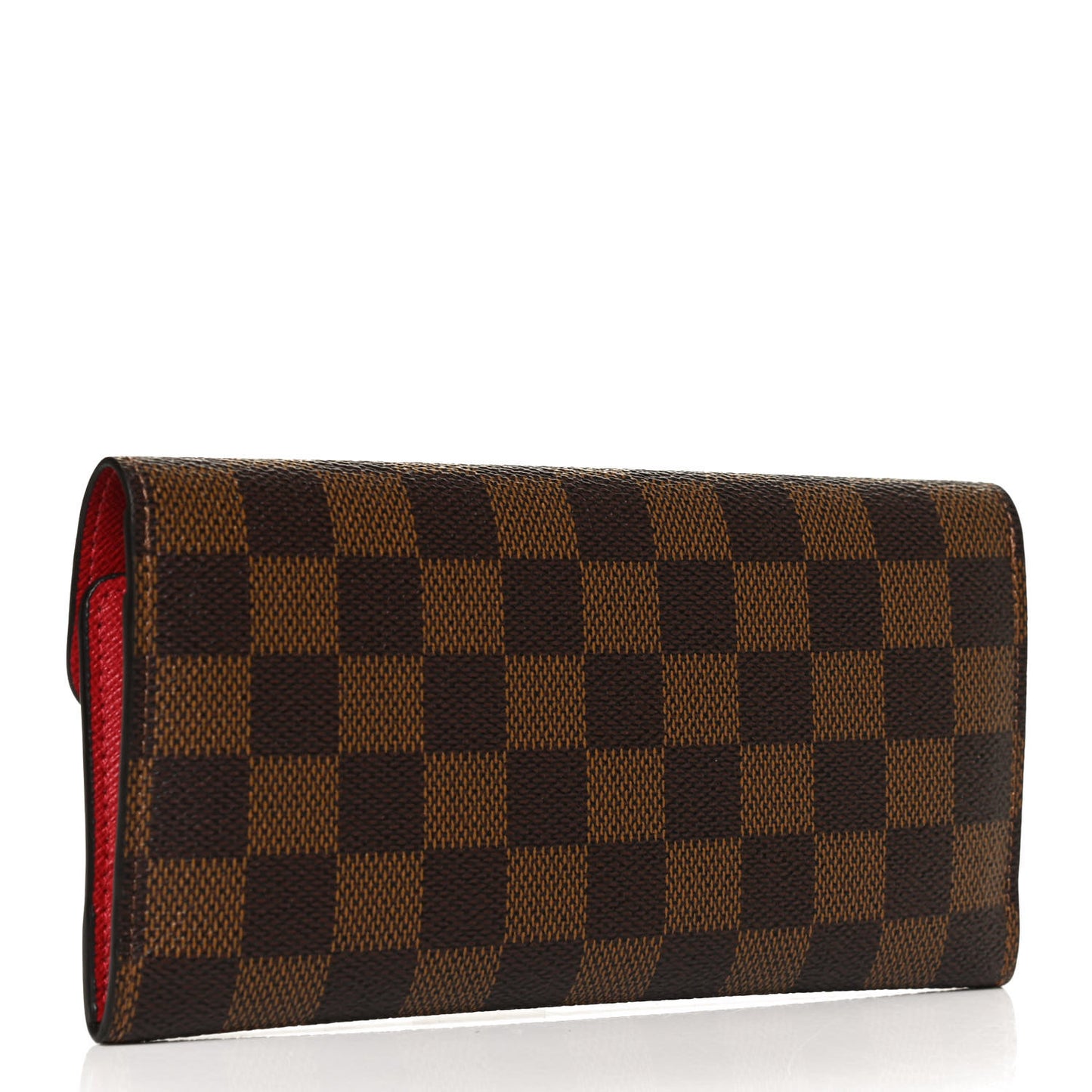 Damier Ebene Josephine Wallet Red