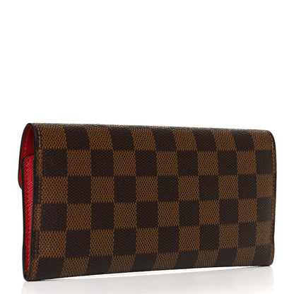 Louis Vuitton Damier Ebene Josephine Wallet Red 3 of 10
