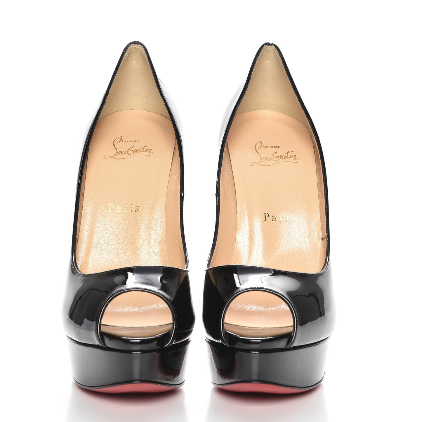 Patent Lady Peep 150 Pumps 39 Black
