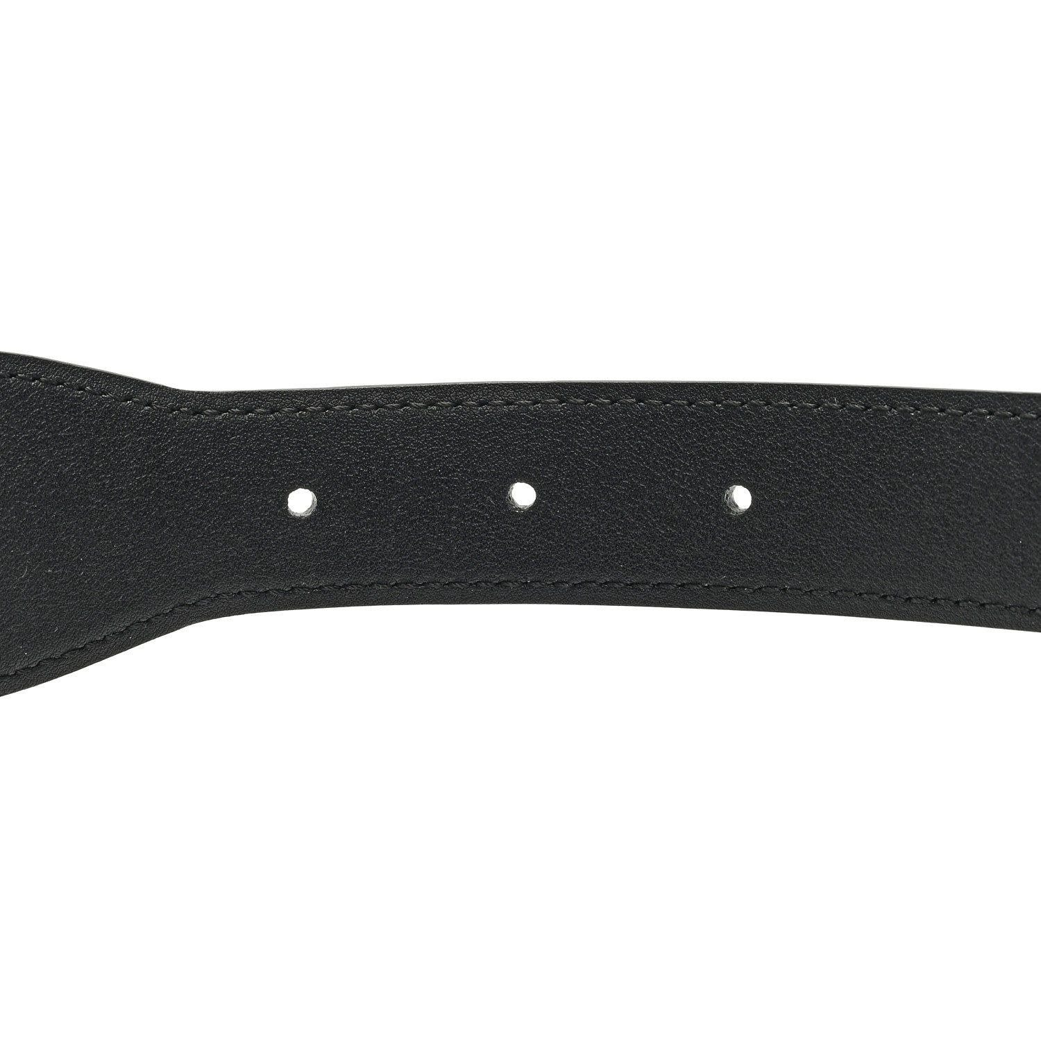 Gucci Efesto Leather Horsebit 25mm Belt 95 38 Black 4 of 4