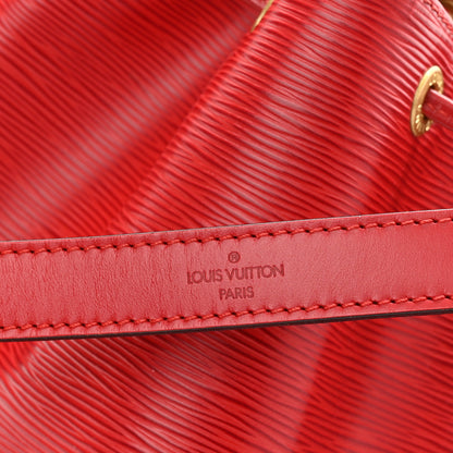 Louis Vuitton Epi Petit Noe Castillan Red 8 of 12