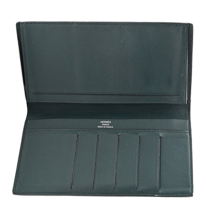 Hermes Evercolor Citizen Twill Long Wallet Vert De Gris 6 of 9