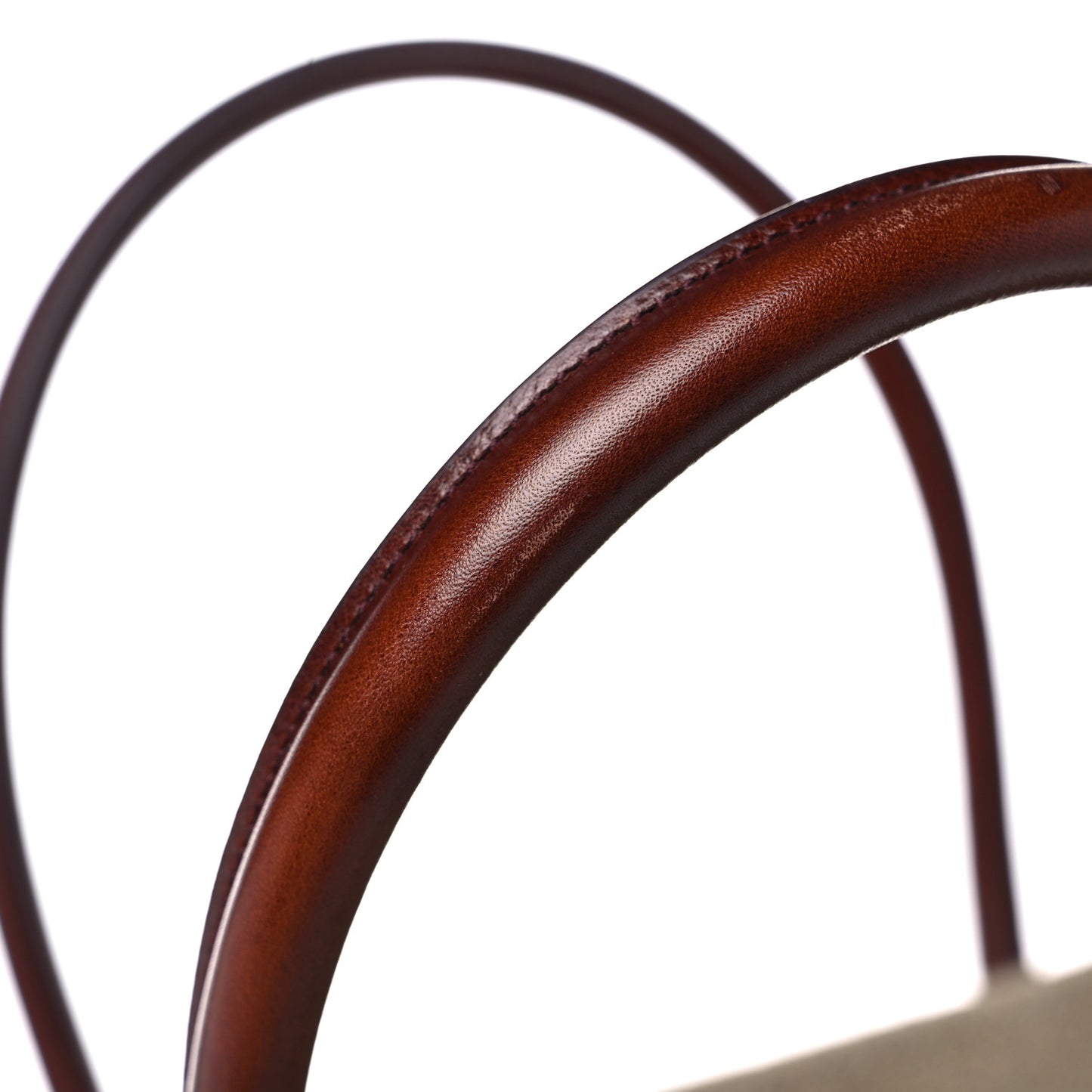 Linen Calfskin Rive Gauche Tote Natural