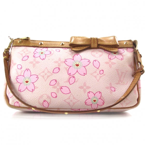 Louis Vuitton Monogram Cherry Blossom Pochette Accessories Pink 1 of 10
