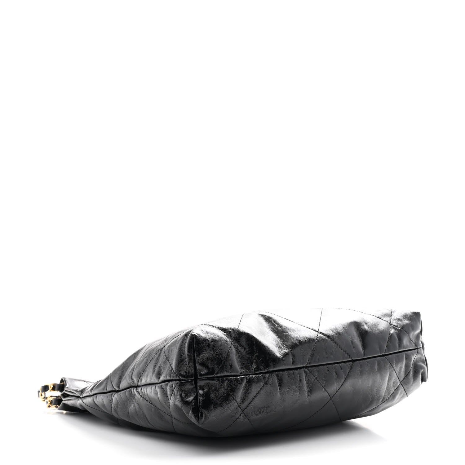 Chanel Glazed Calfskin  Quilted Small Chanel 22 Black 5 of 12