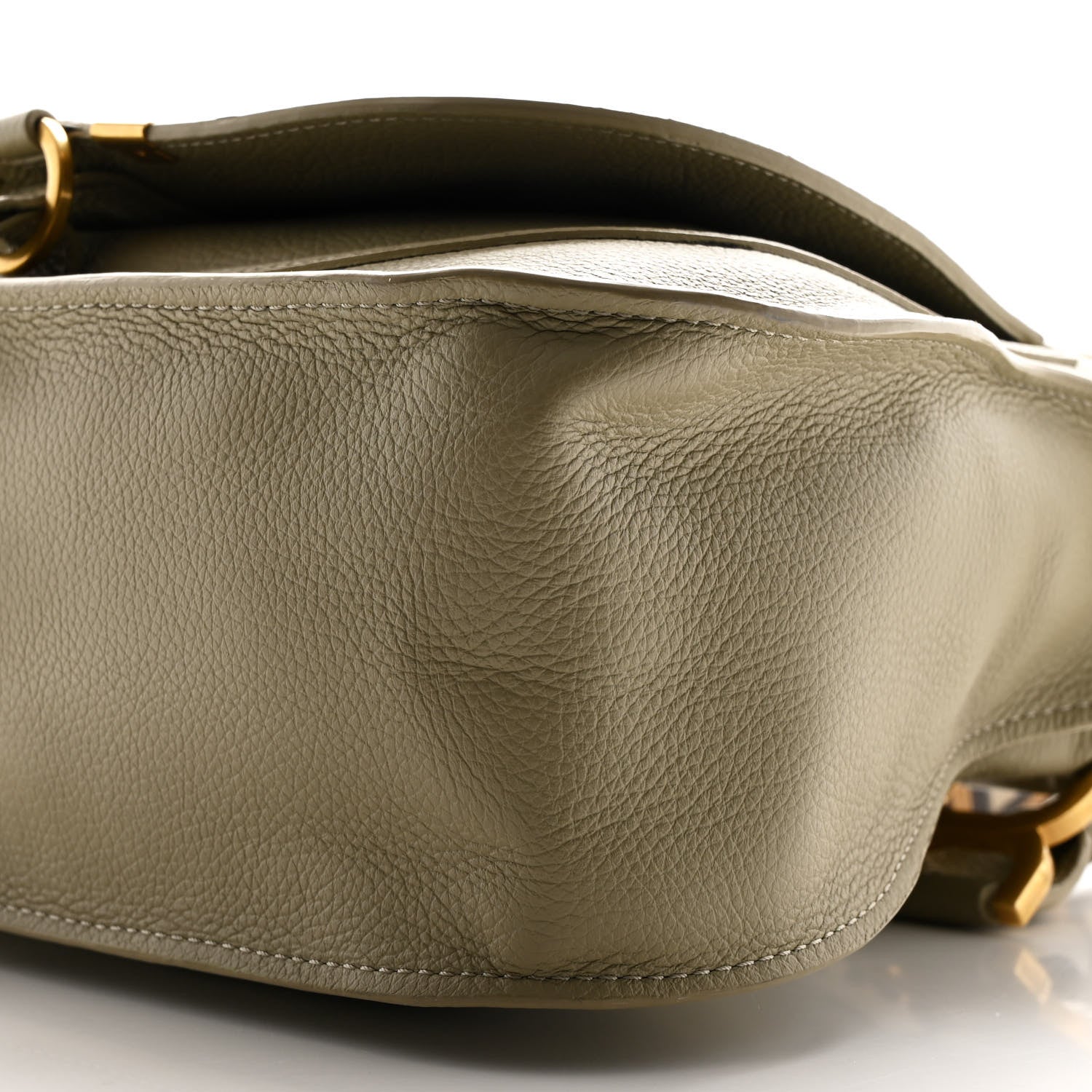 Chloe Calfskin Braided Medium Marcie Double Carry Slate Green 10 of 11