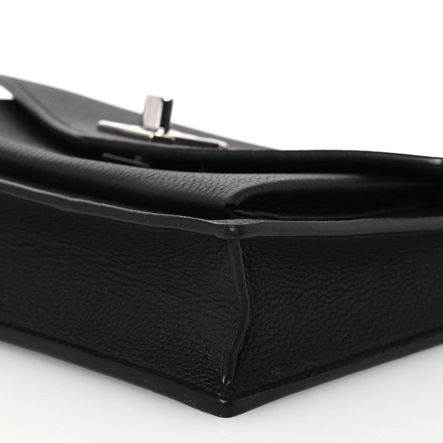 Louis Vuitton Calfskin My Lockme Chain Pochette Black 11 of 14