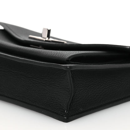 Louis Vuitton Calfskin My Lockme Chain Pochette Black 11 of 14