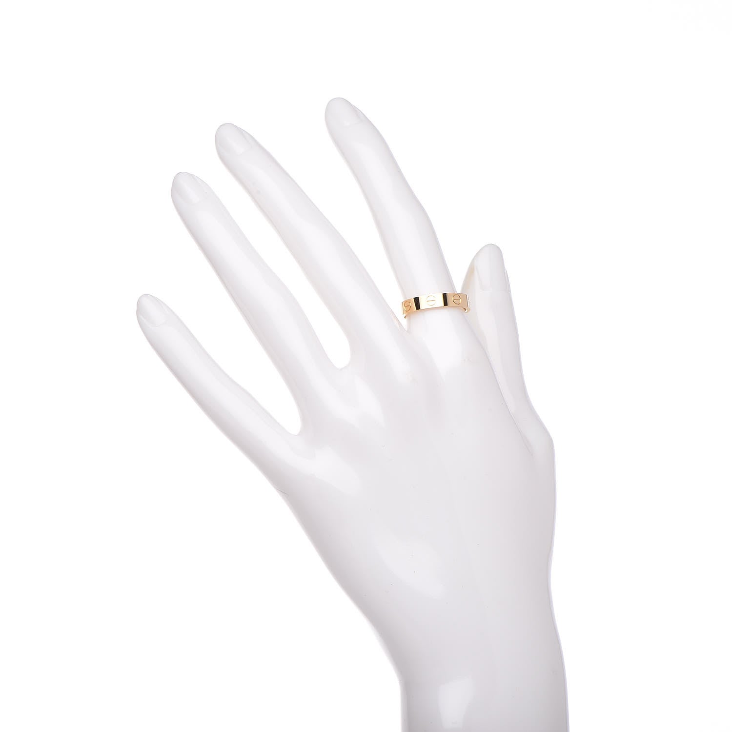 Cartier 18K Yellow Gold 3.5mm LOVE Wedding Band Ring 52 6 2 of 5