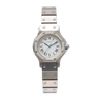 Cartier Stainless Steel 25mm Santos Octagon Automatic Watch 1 of 5