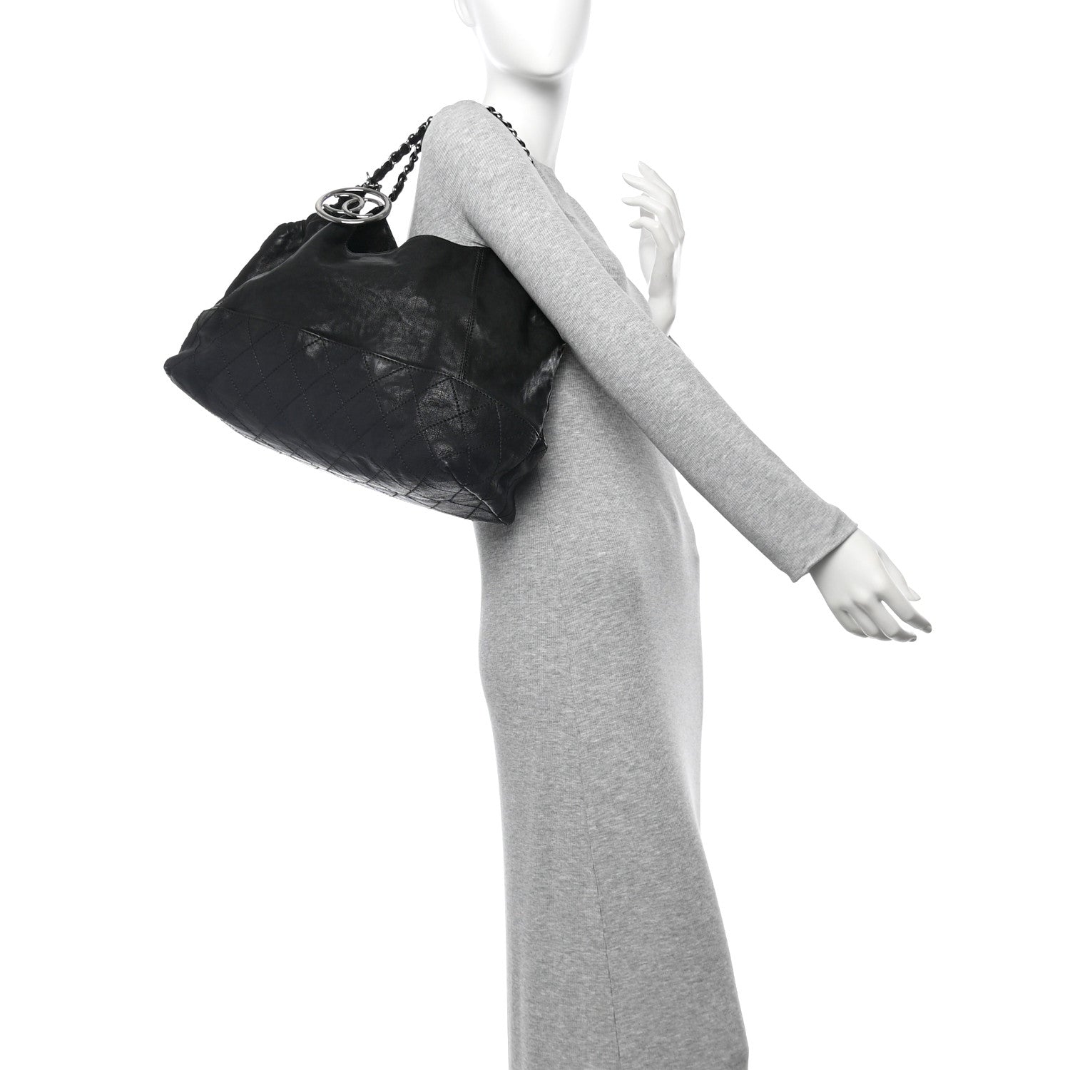 Chanel Calfskin Baby Coco Cabas Black 2 of 11