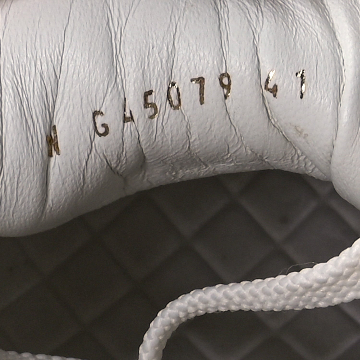 Chanel Laminated Calfskin CC Womens Sneakers 41 Golden 8 of 10